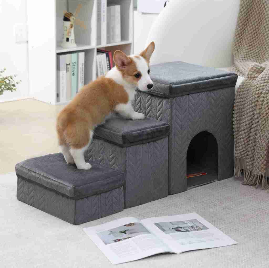 Stunning Ladder In Dog Crate Options image