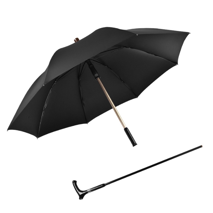 Portable folding walking stick